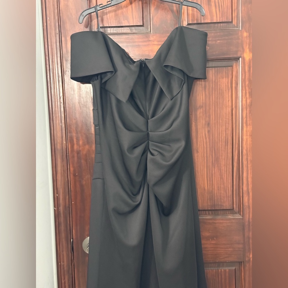 XScape Evenings Off the Shoulder Scuba Knit Gown size:20W - Picture 11 of 12